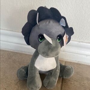 Gray Dinosaur Plush Toy